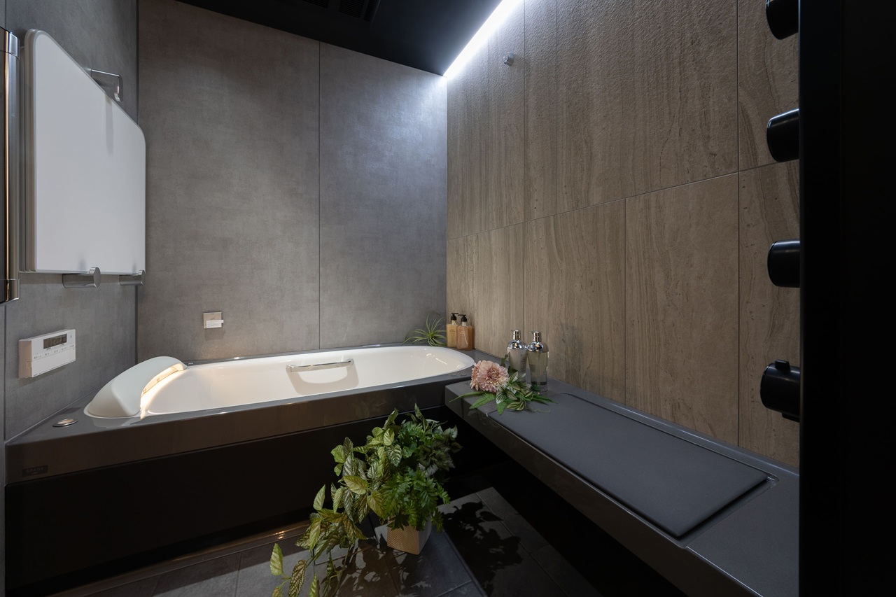 テラス渋谷美竹のバスルーム写真（THE BRIDGE株式会社撮影）