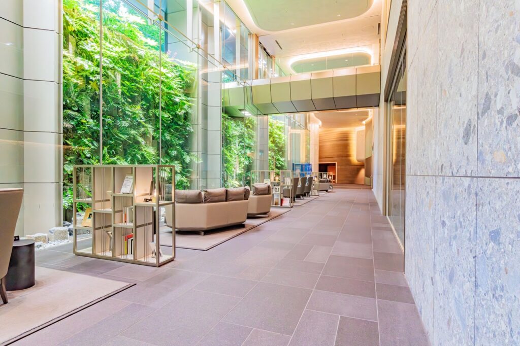 三田ガーデンヒルズの共有スペース写真|THE BRIDGE株式会社撮影