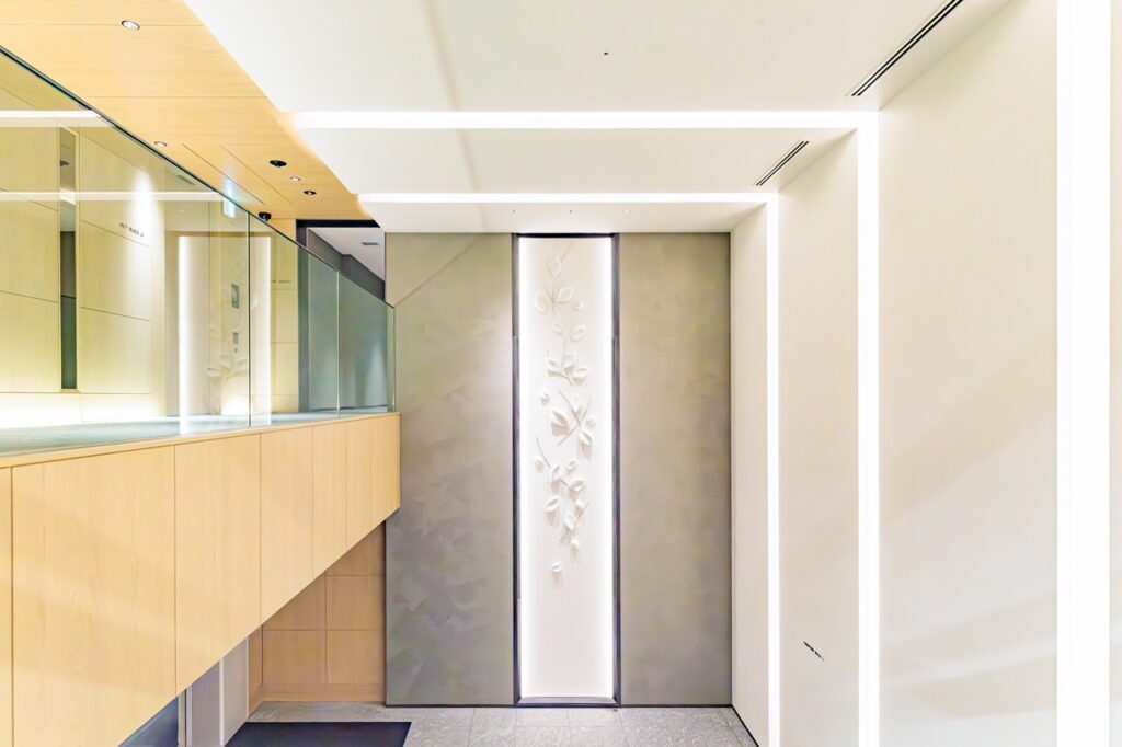 三田ガーデンヒルズのラウンジ写真|THE BRIDGE株式会社撮影