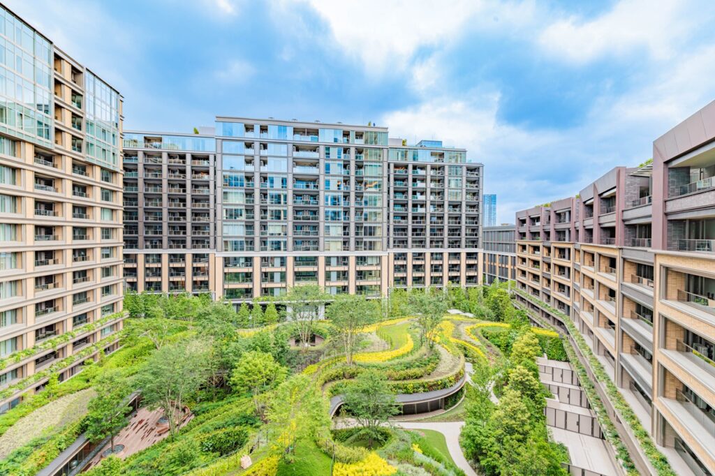 三田ガーデンヒルズの外観写真|THE BRIDGE株式会社撮影