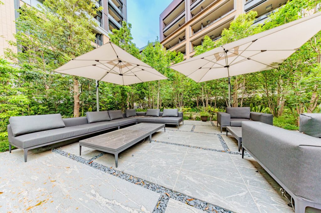 三田ガーデンヒルズの外観写真|THE BRIDGE株式会社撮影