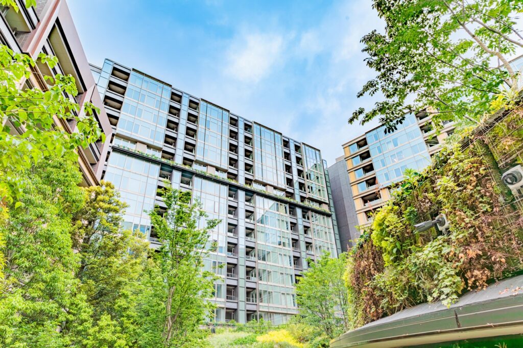 三田ガーデンヒルズの外観写真|THE BRIDGE株式会社撮影