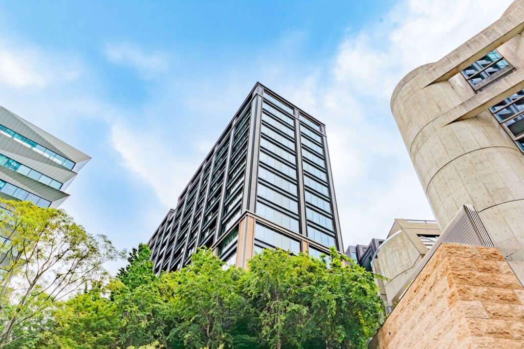 三田ガーデンヒルズの外観写真|THE BRIDGE株式会社撮影